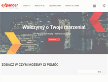 Tablet Screenshot of expander.pl